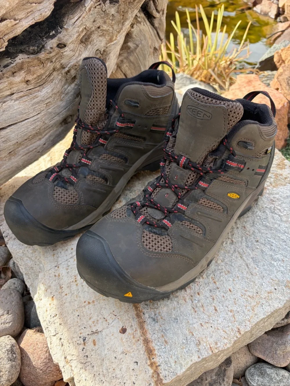 KEEN‎ Utility Composite Toe Work Boots Mens 11.5D EH ASTM F2413 Waterproof Black